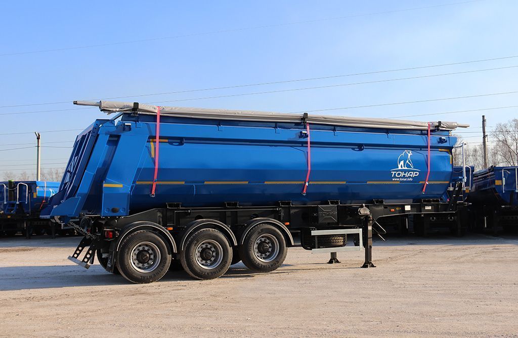 Самосвальный полуприцеп-зерновоз с надставными бортами Тонар-95892 | GoodTruck