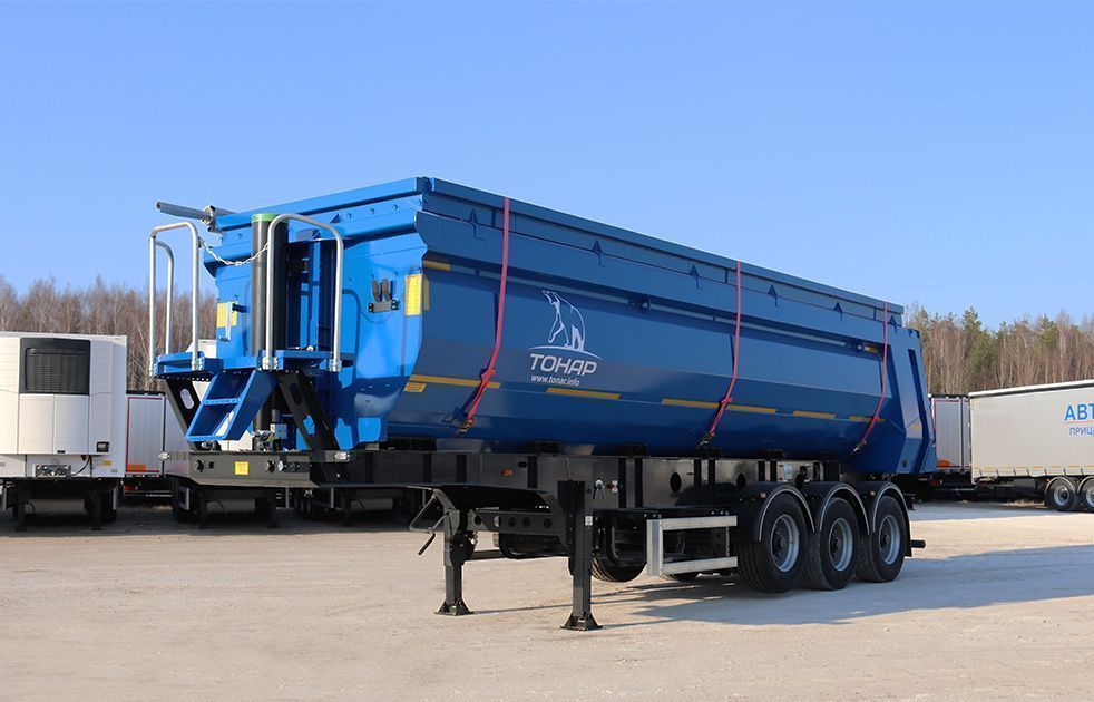 Самосвальный полуприцеп-зерновоз с надставными бортами Тонар-95892 | GoodTruck