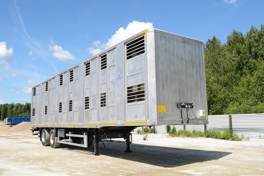Полуприцеп скотовоз Тонар-98262 (для перевозки свиней) | GoodTruck