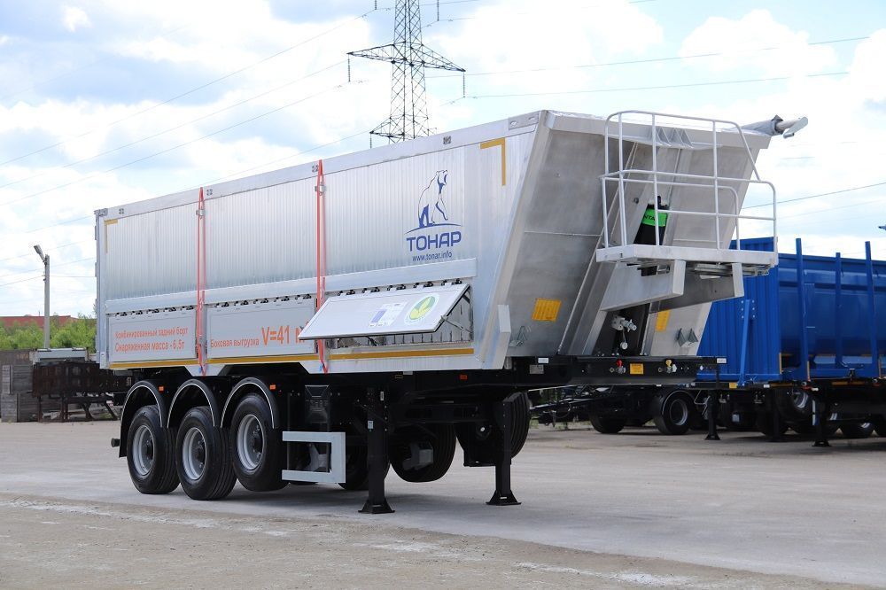 Полуприцеп-зерновоз Тонар-9594 с задней и боковой разгрузкой | GoodTruck
