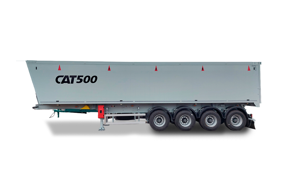 Алюминиевый полуприцеп зерновоз CAT500 55 435 | GoodTruck